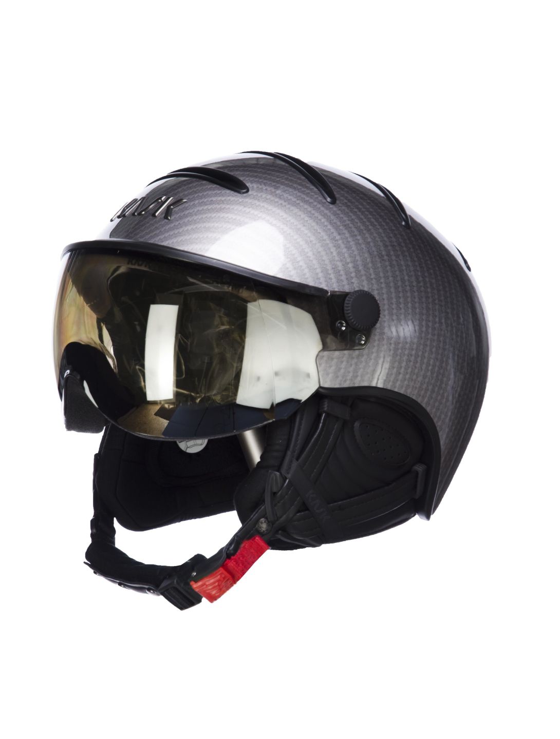 Kask Elite Pro, Ski Helmet, Ligt Carbon-Black