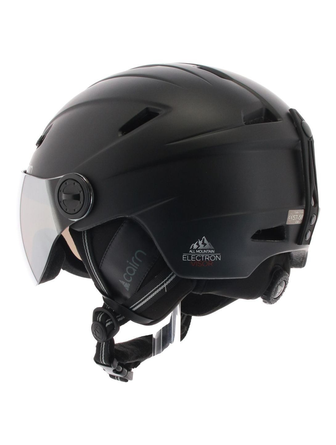 Cairn, Electron Visor S6 ski helmet with visor black 