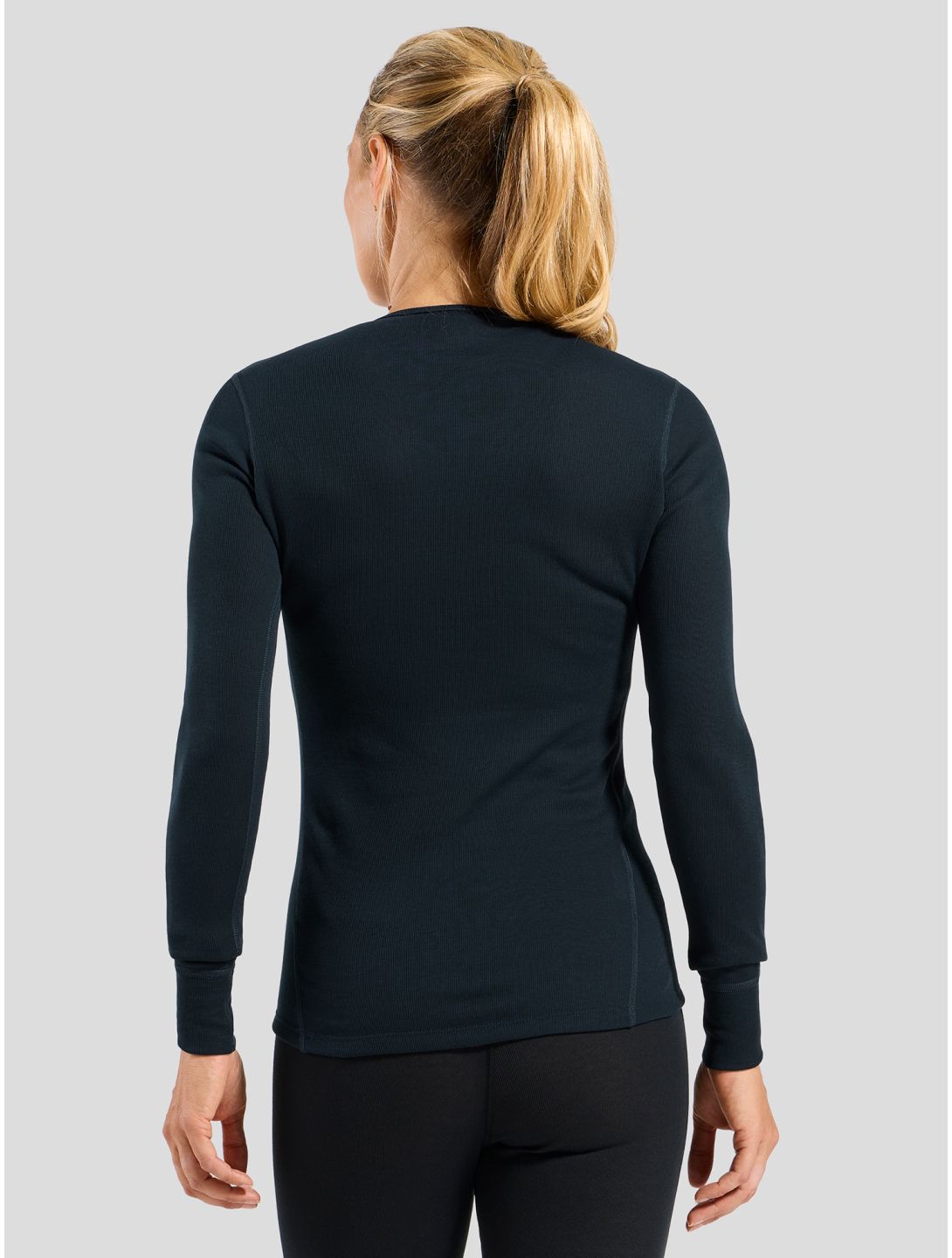 Odlo, Active Warm Eco thermal shirt women Dark Sapphire blue 