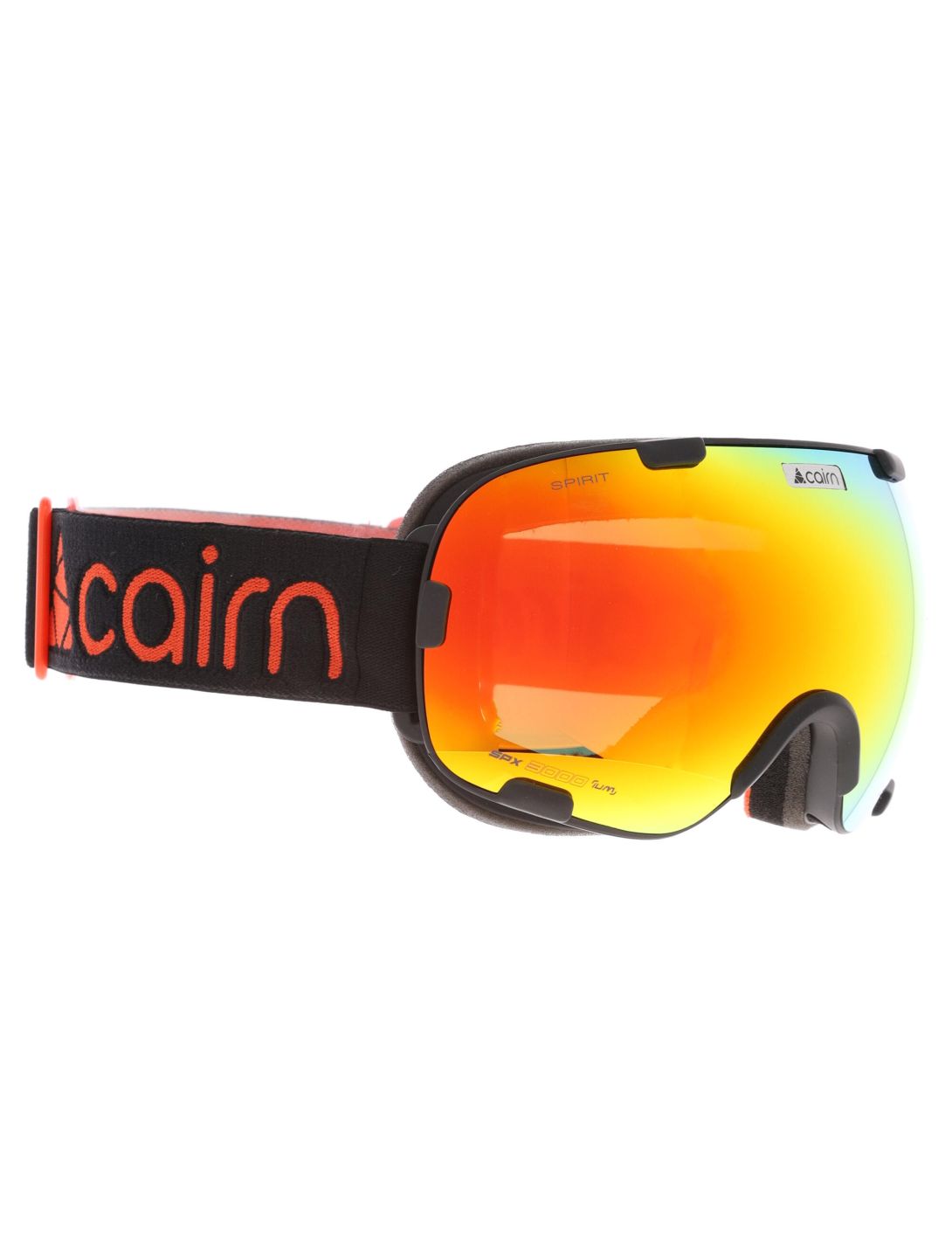 Cairn, Spirit goggles unisex Mat Black Orange black, orange 