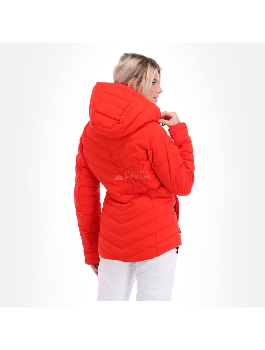 Peak Performance, Frost, ski jacket, women, dynared red