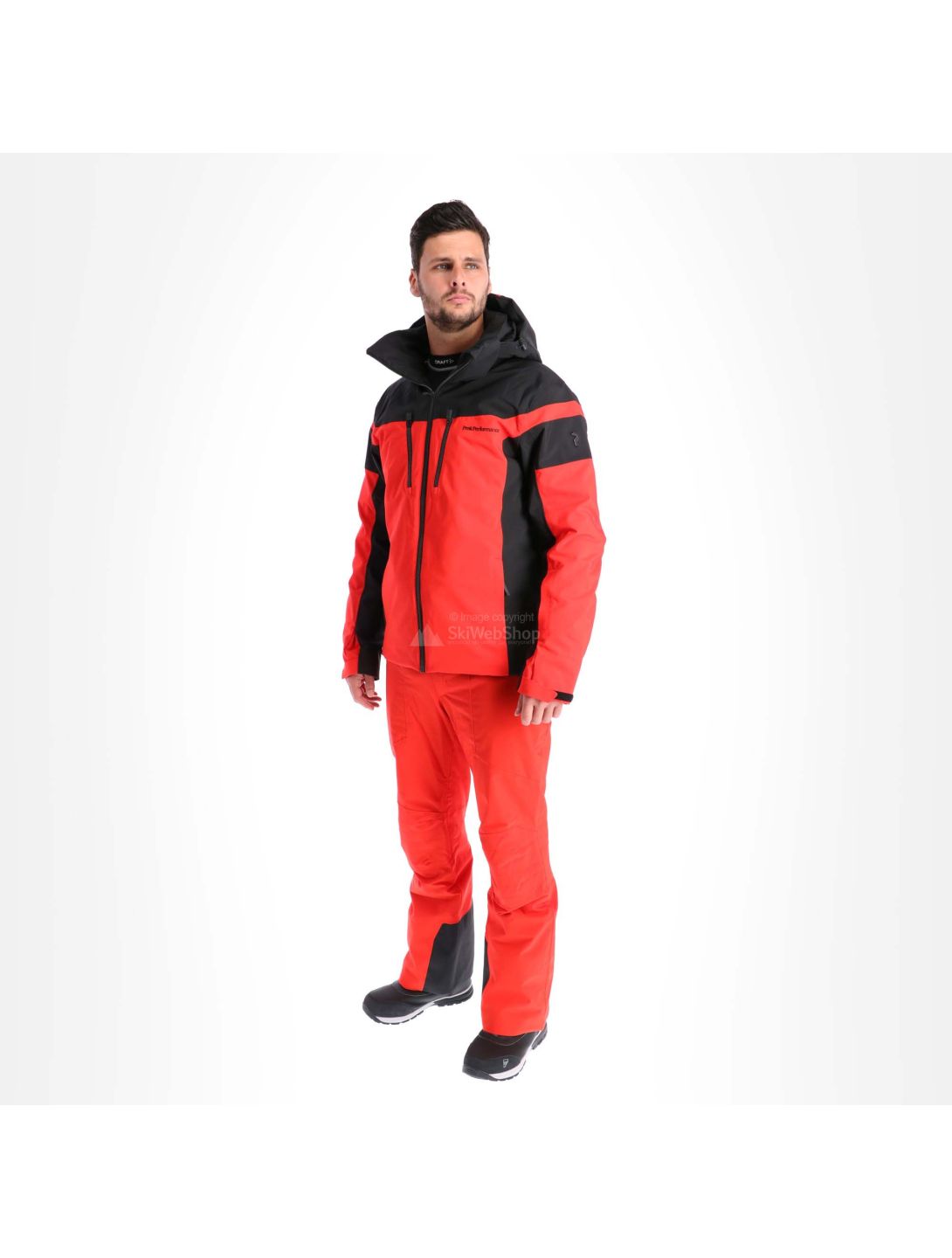 Peak Performance, Lanzo, ski jacket, men, Dyna red