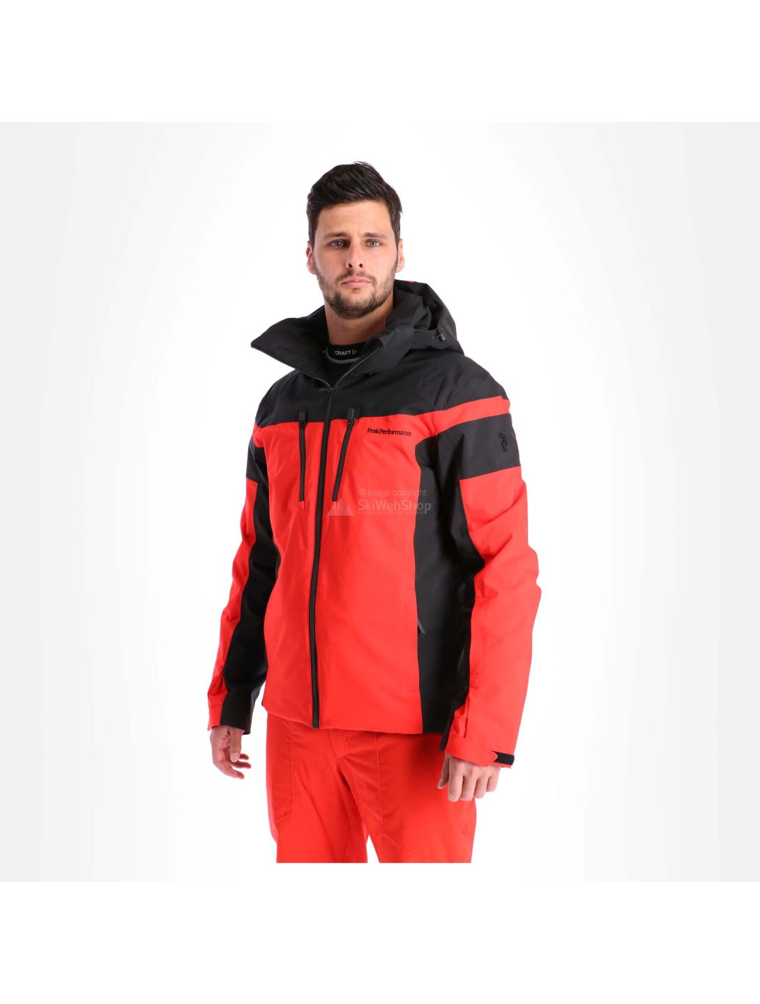 Peak Performance, Lanzo, ski jacket, men, Dyna red