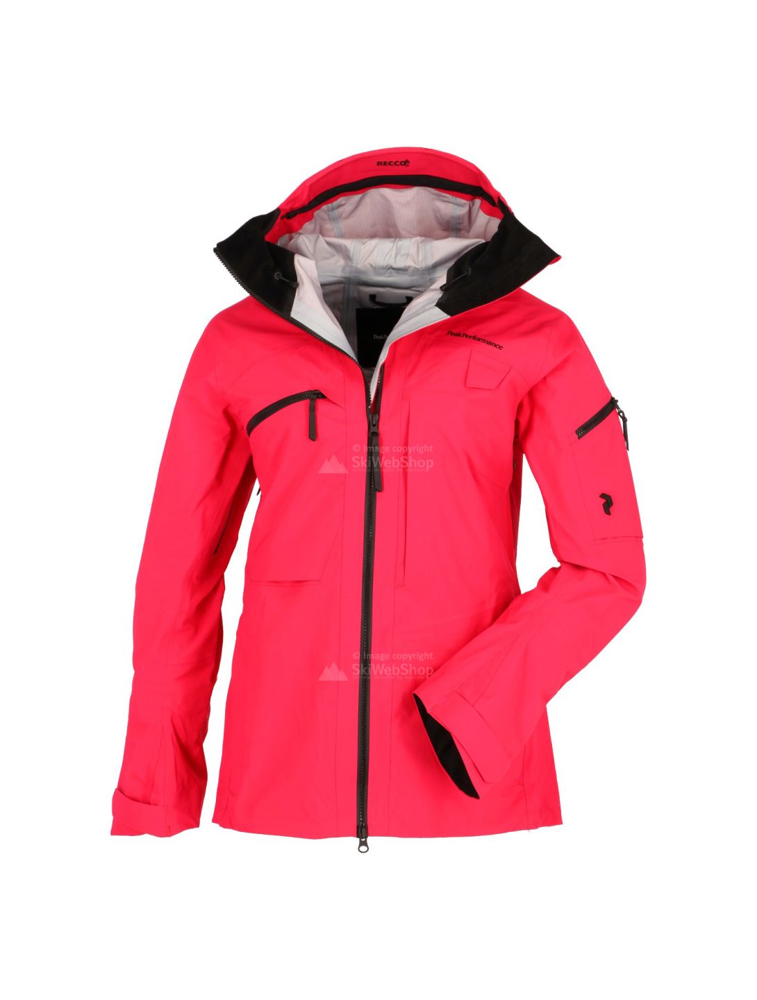 Peak Performance Alpine 3L Gore Tex hardshell jacket women pink planet Ski Wear SkiWebShop