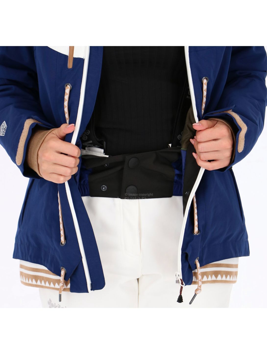 Picture, Cooler, ski jacket, women, dark blue-white