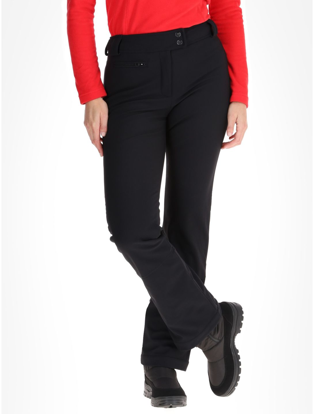 Poivre Blanc, Traditional 24PBH1120/WO/A softshell ski pants women Black black 