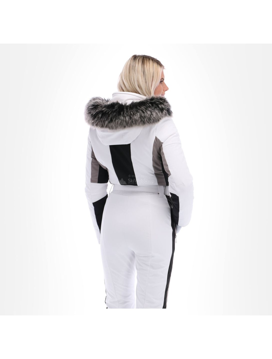 Poivre Blanc, ski suit, women, multi white