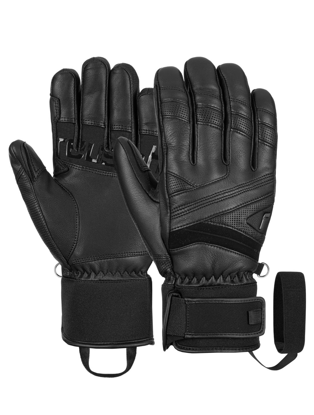 Reusch, Classic Pro ski gloves men Black black 