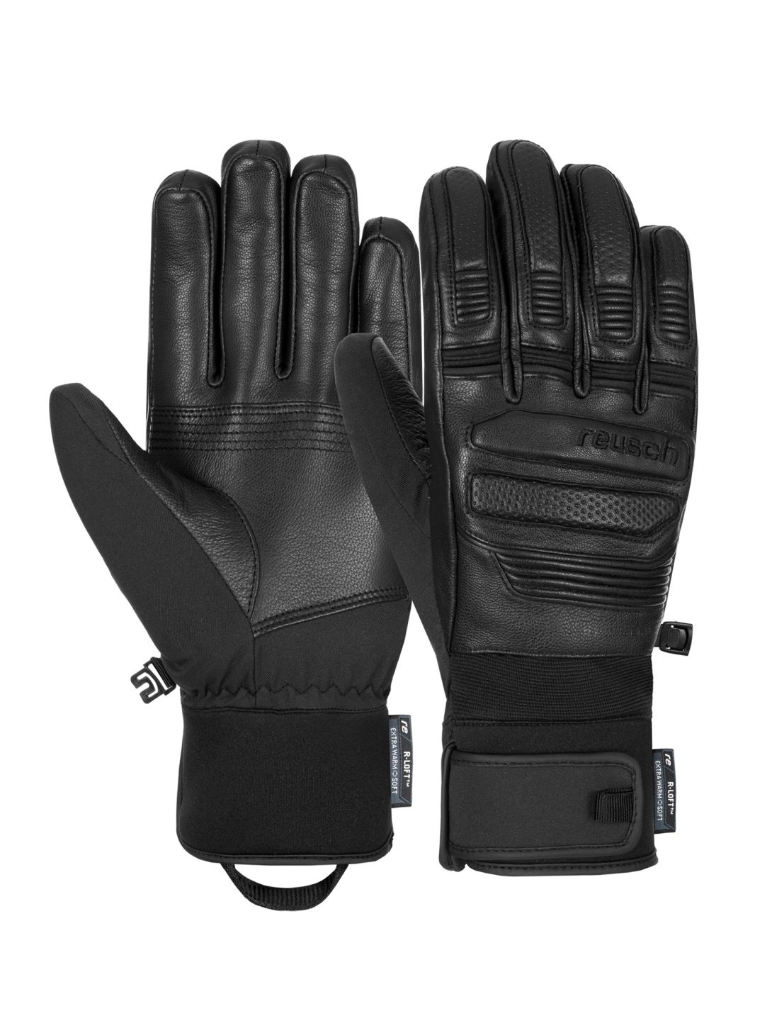 Reusch, Arbiter ski gloves men Black black 