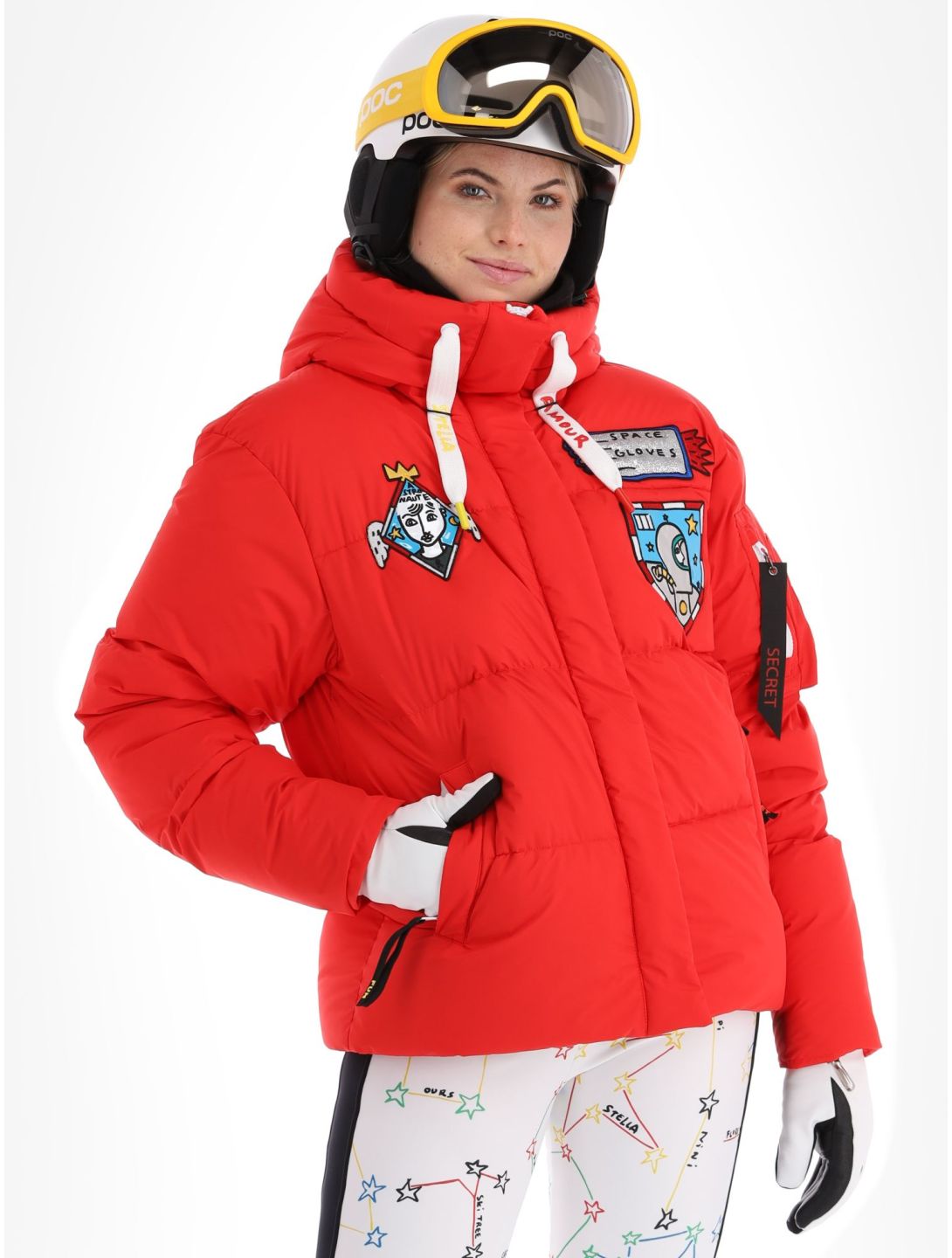 Rossignol, JC De Castelbajac Modul Down Bomber ski jacket women Red red 