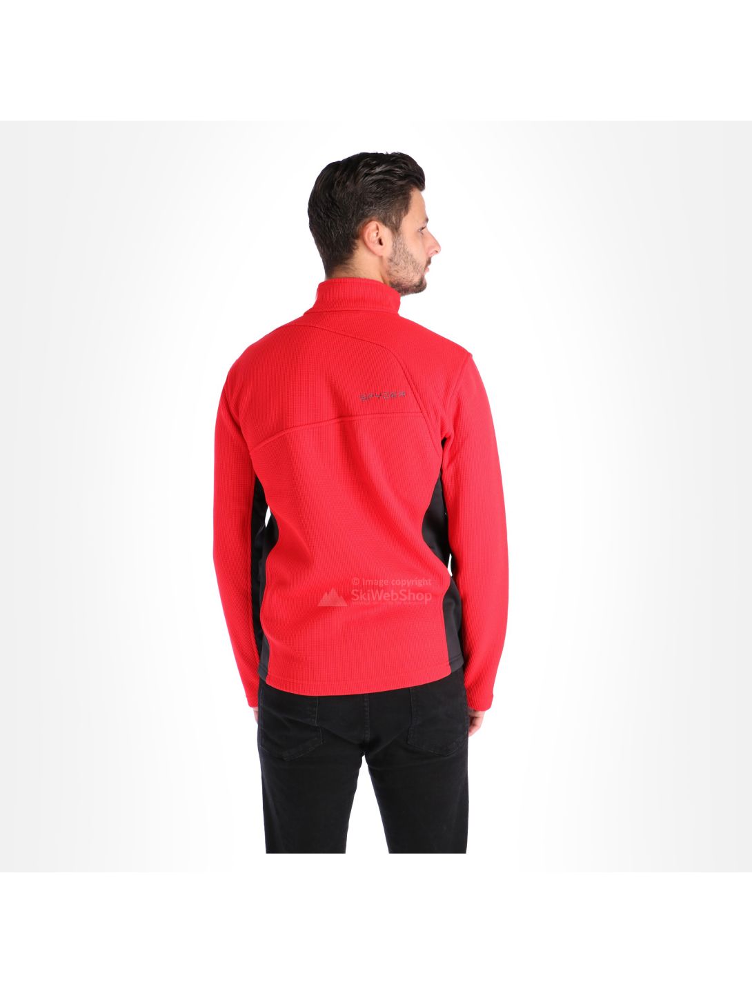 Spyder, Bandit half zip stryke, sweater, men, red/black