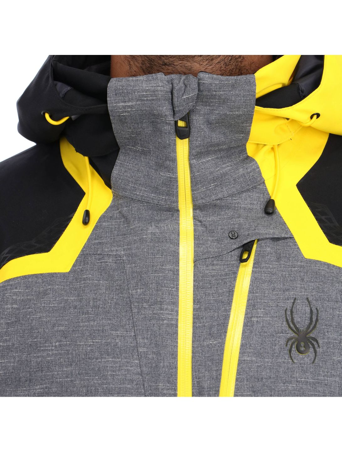 Spyder, Leader GTX, ski jacket, men, yellow/black