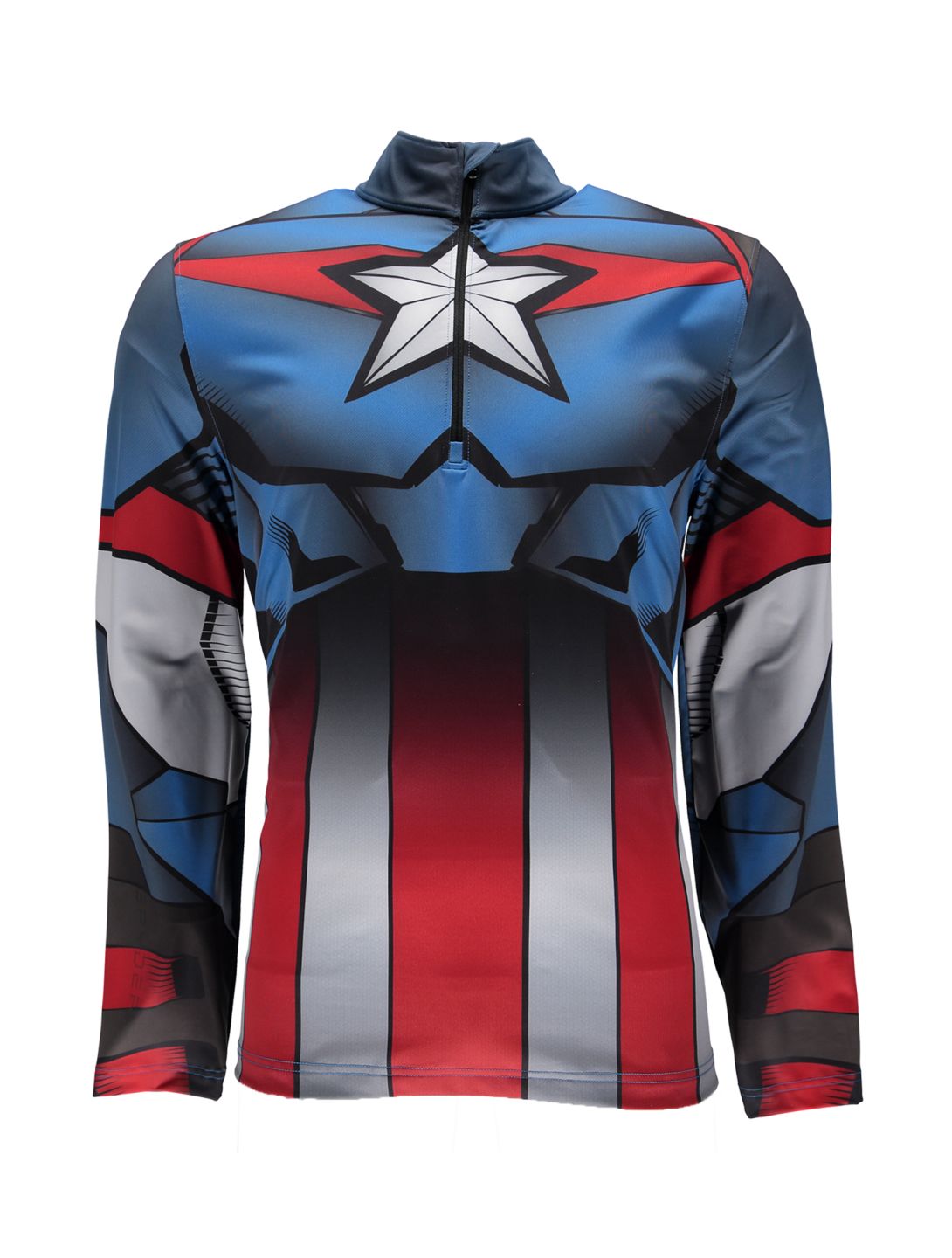 Superhero Compression T-Shirts - Men's Crew Neck - Captain America 