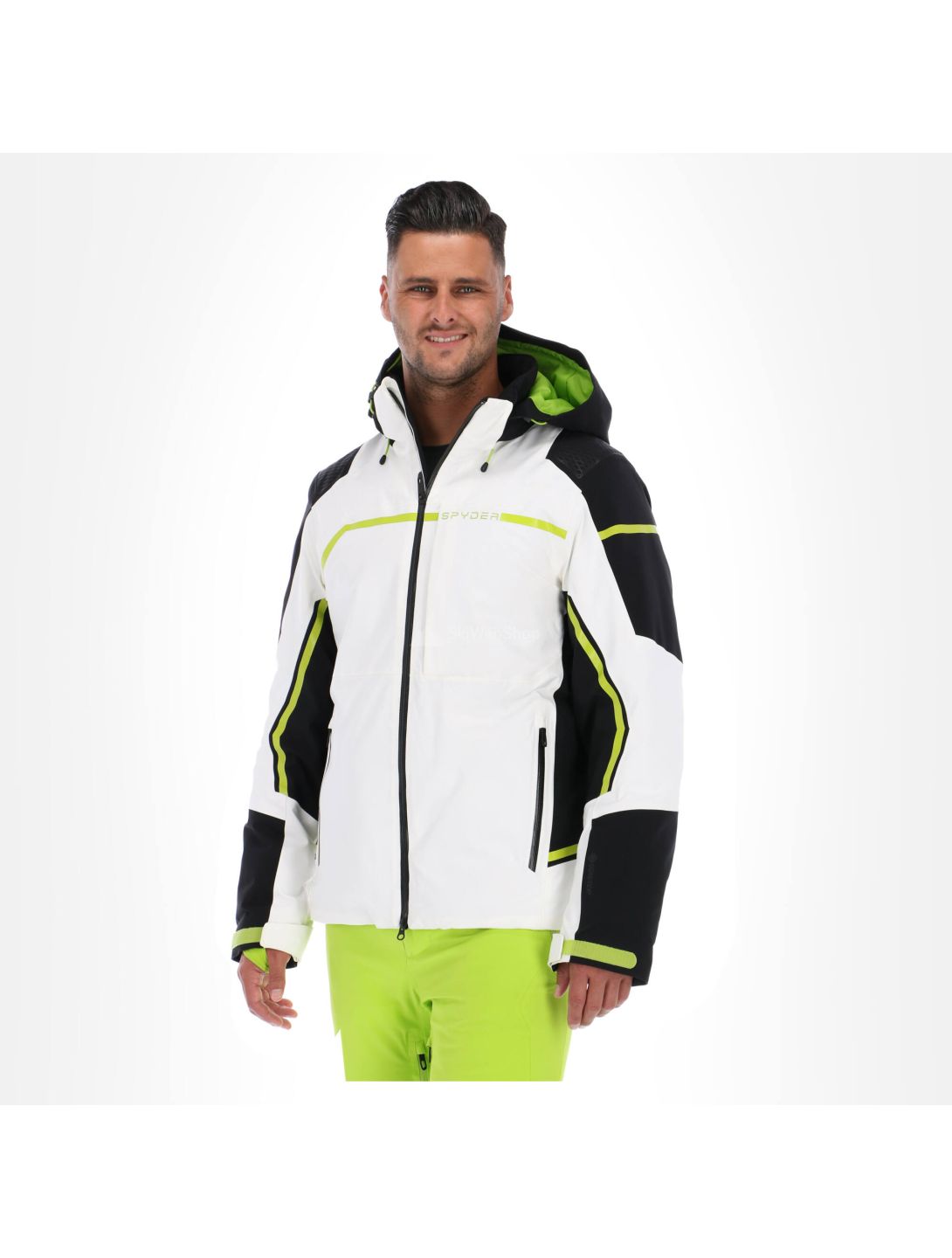 Spyder, Titan GTX, ski jacket, men, white