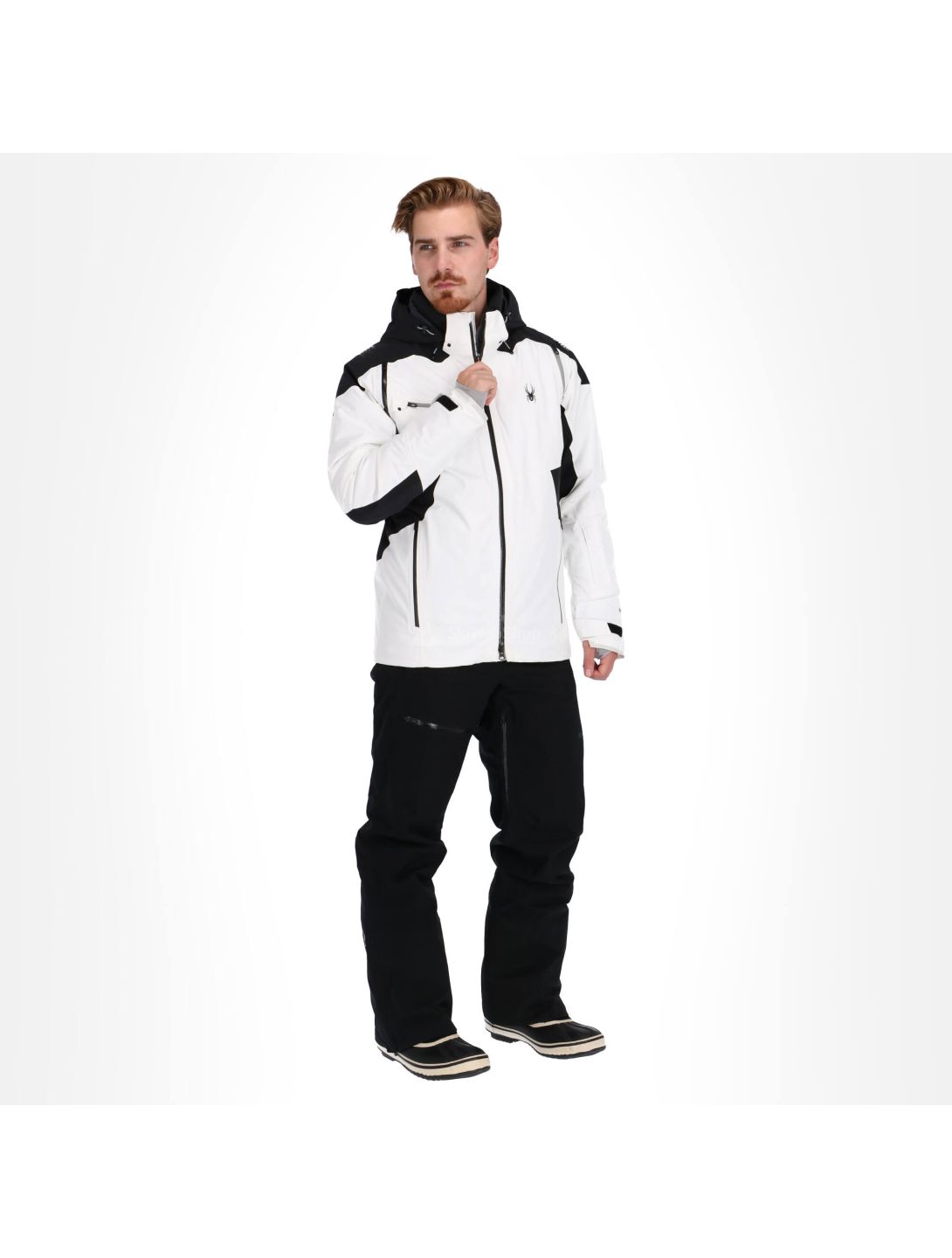 Spyder, Vanqysh GTX, ski jacket, men, white