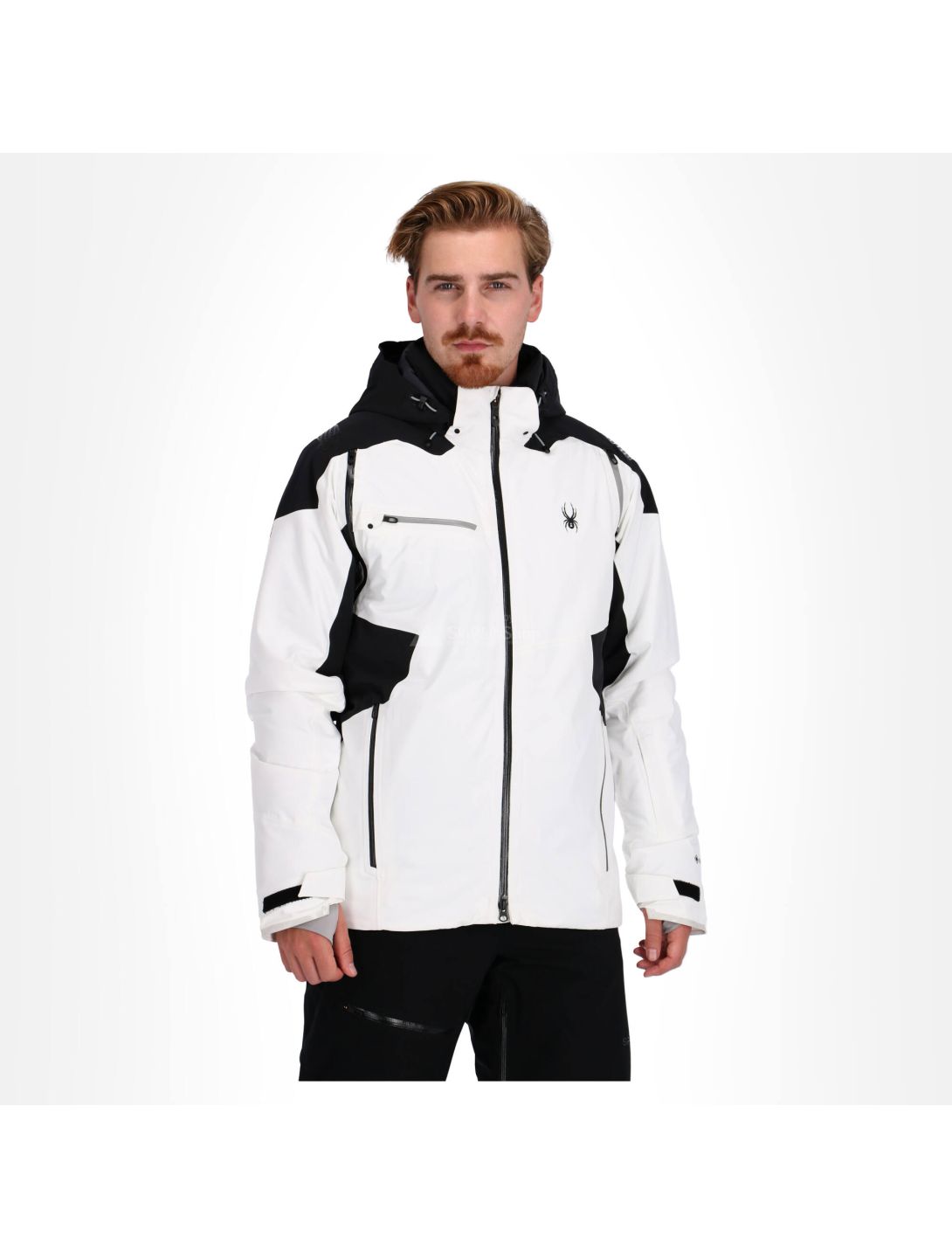 Spyder, Vanqysh GTX, ski jacket, men, white