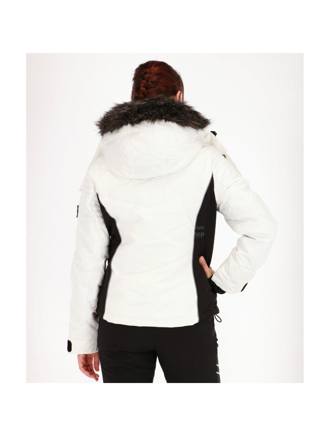 Superdry, Snow Puffer ski jacket, women, white