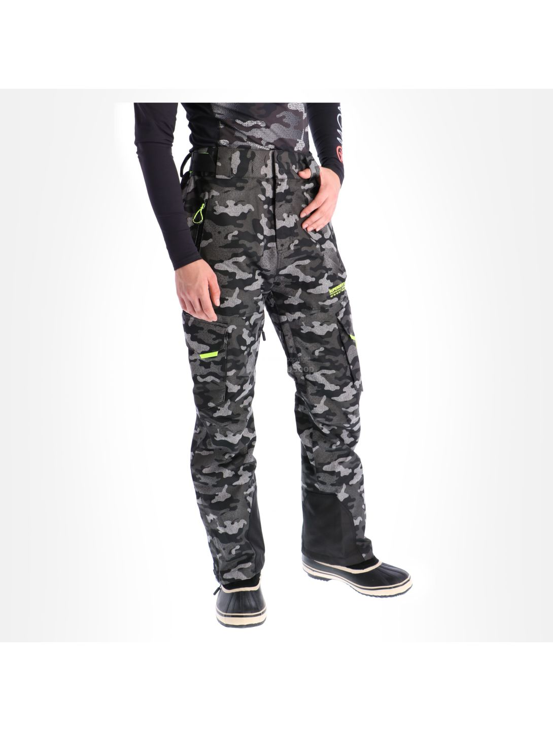 Superdry, Snow, ski pants, men, contrast camo grey