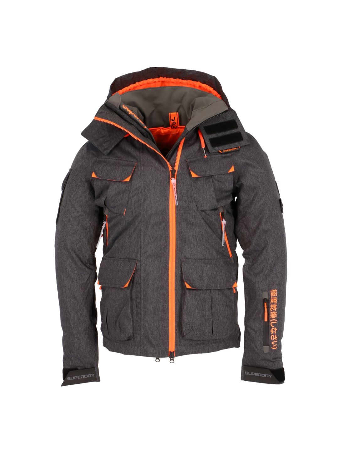 Superdry, Ultimate Snow Service ski jacket, men, black grit