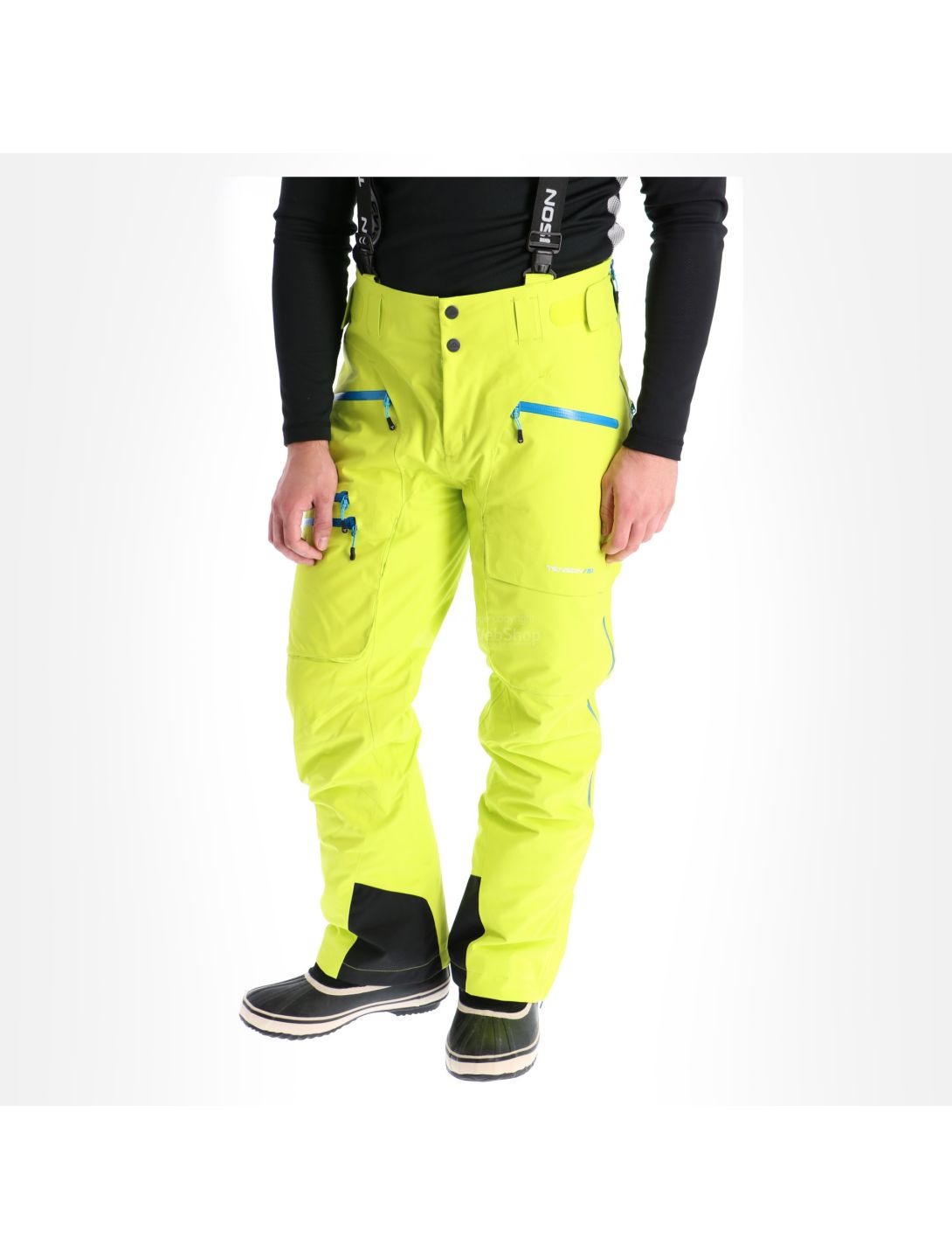 Tenson, Buck Race, ski pants, men, Light green