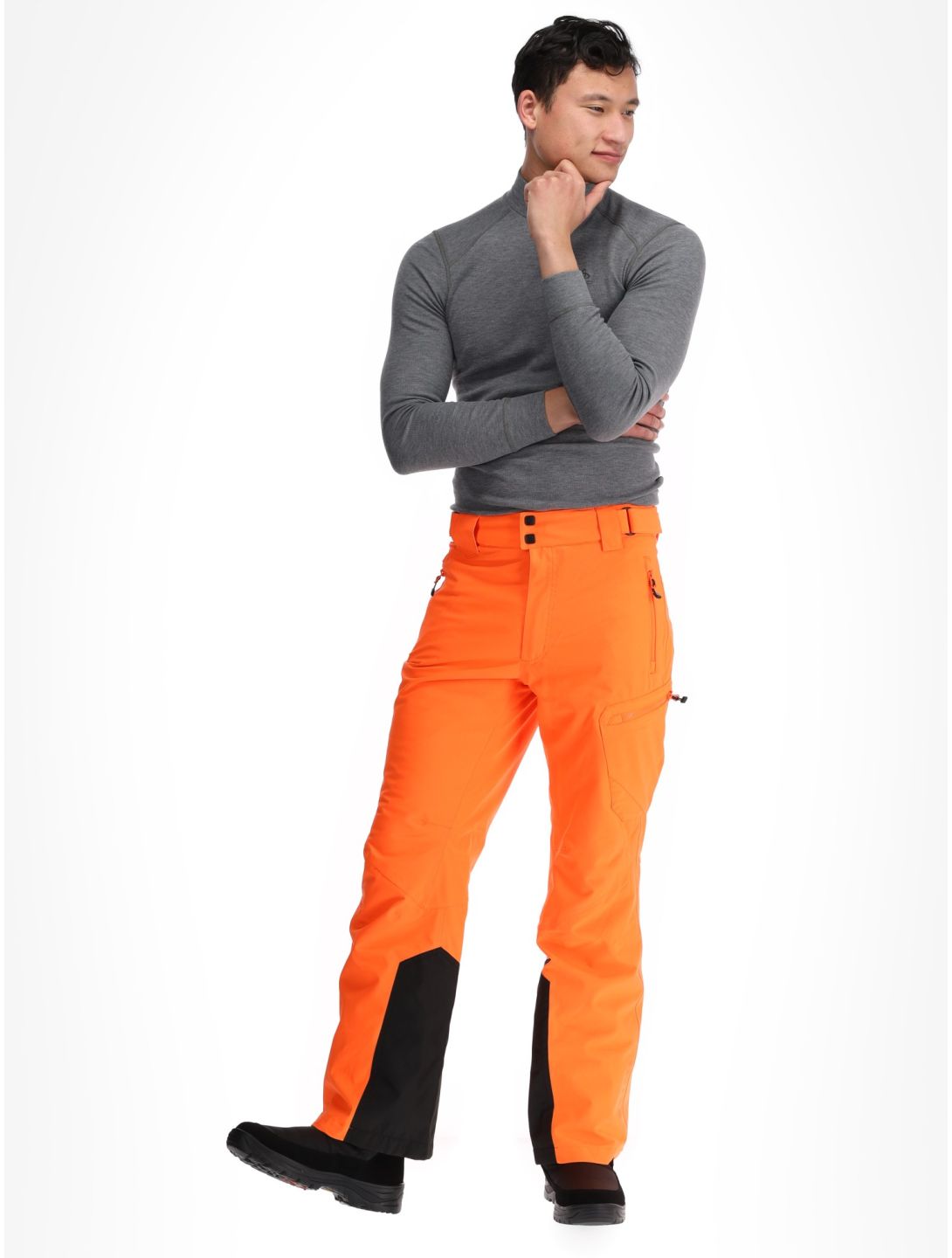 Watts, GOSTT ski pants men Orange Fluo orange 