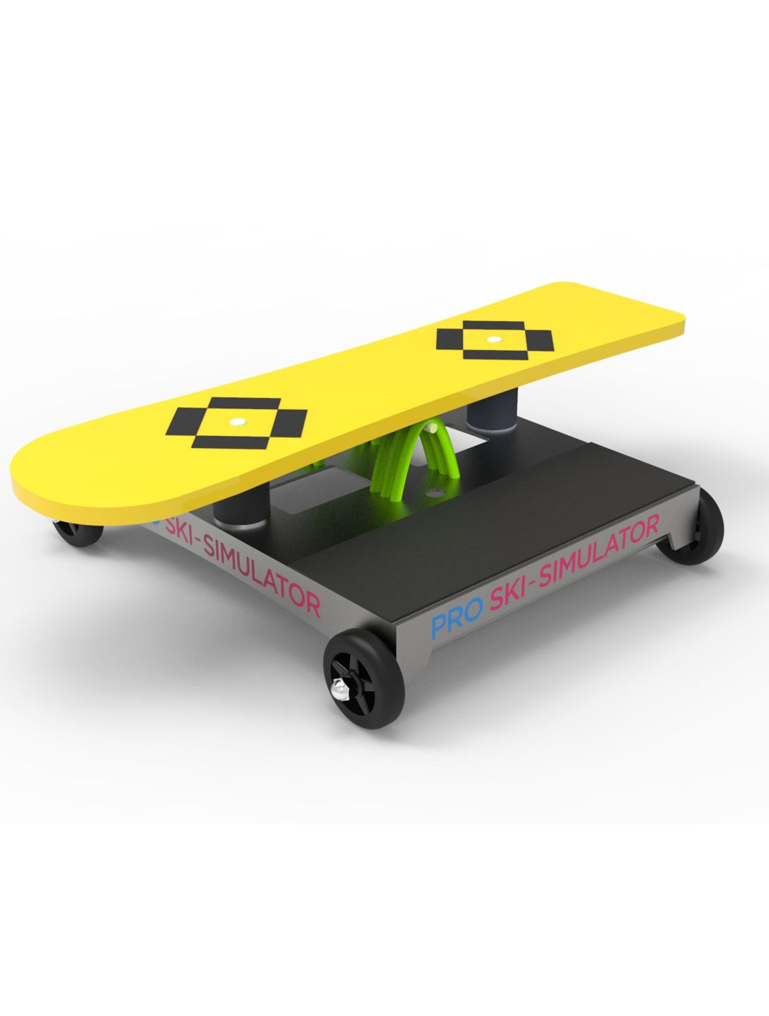 Pro Board Simulator, snowboard machine, grey