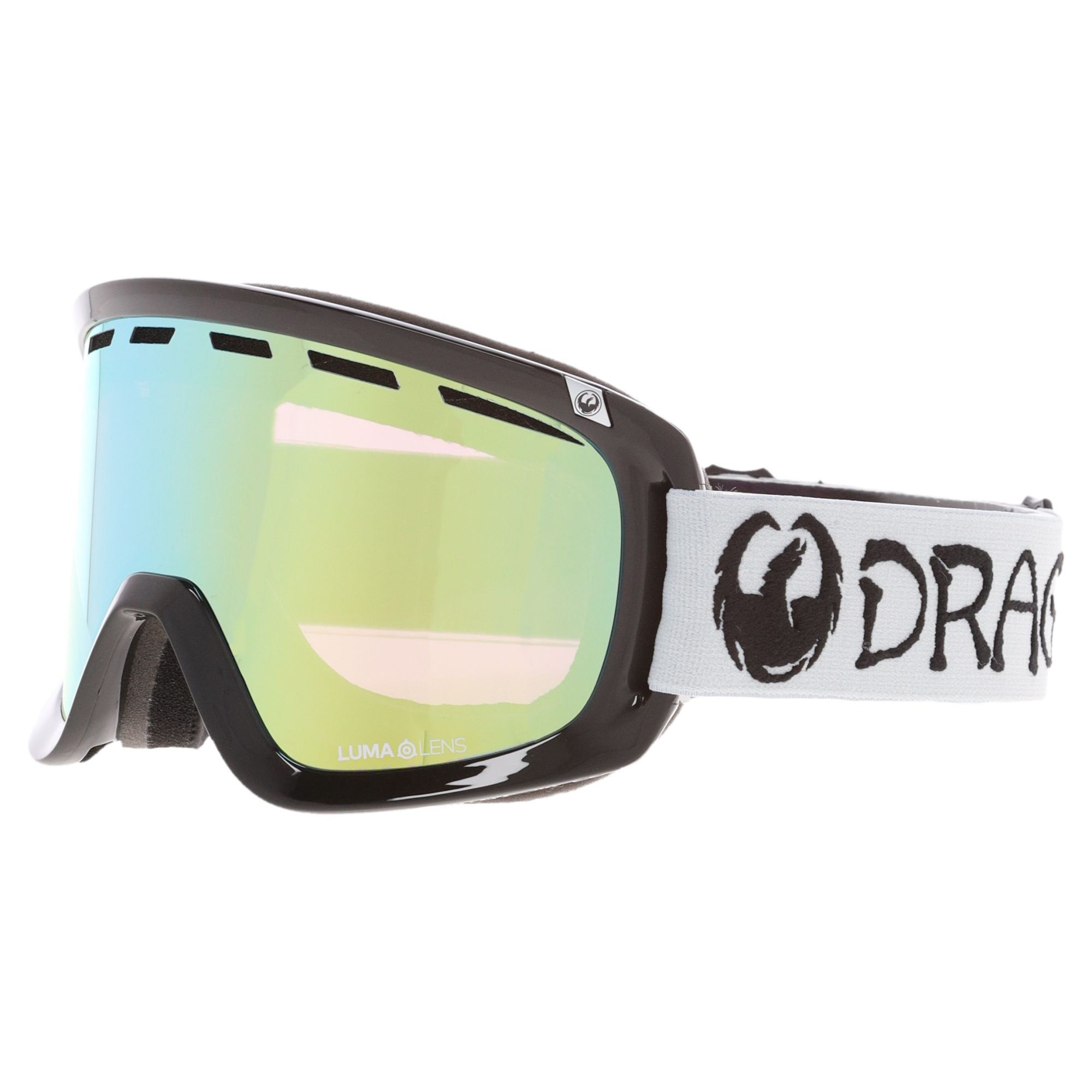 Dragon, D1 OTG goggles unisex Classic Grey black, Goud | SkiWebShop