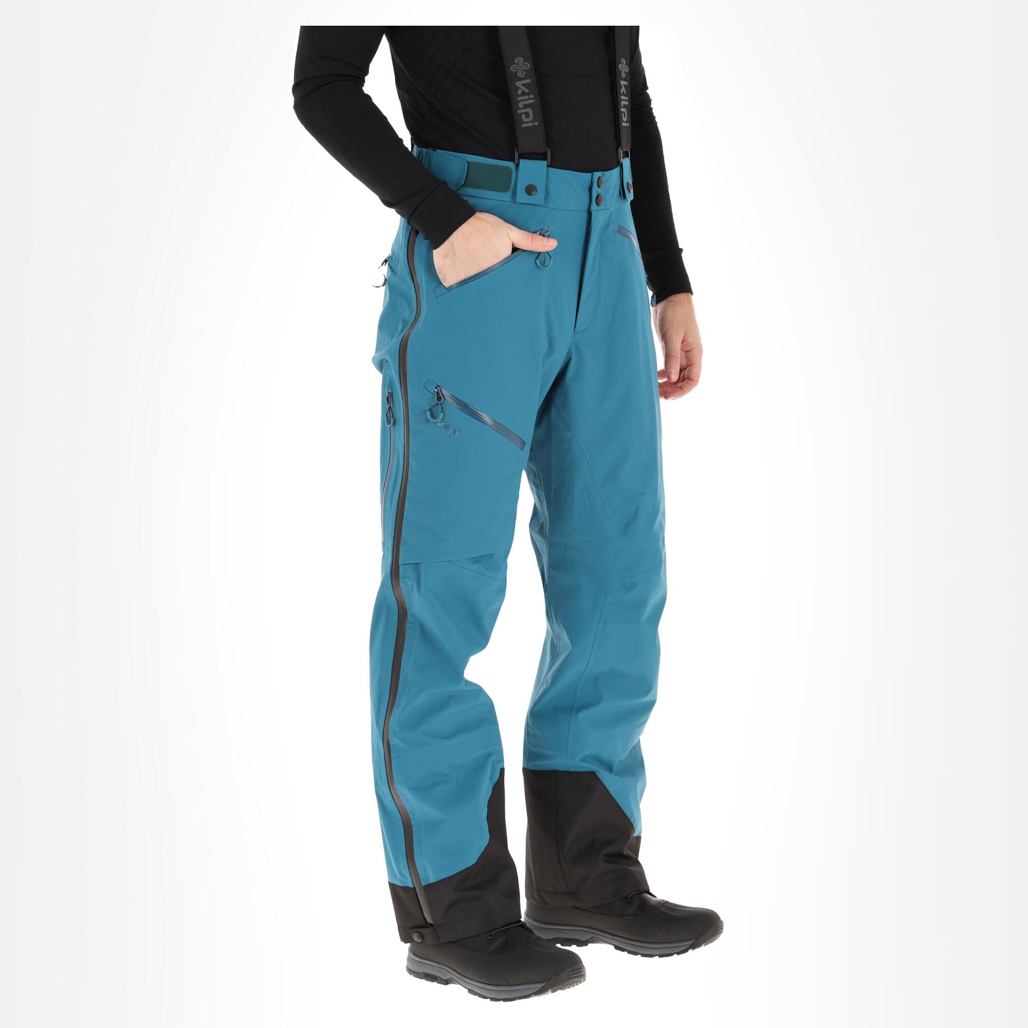 Kilpi, Lazzaro-M hardshell ski pants men turquoise blue ...