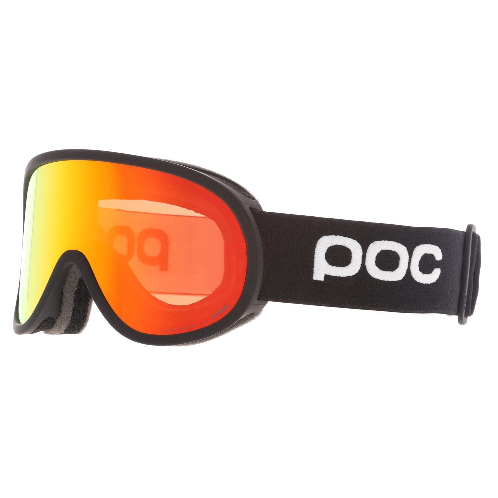 POC, Retina Mid goggles unisex Uranium Black / Partly Sunny Orange black,  orange | SkiWebShop