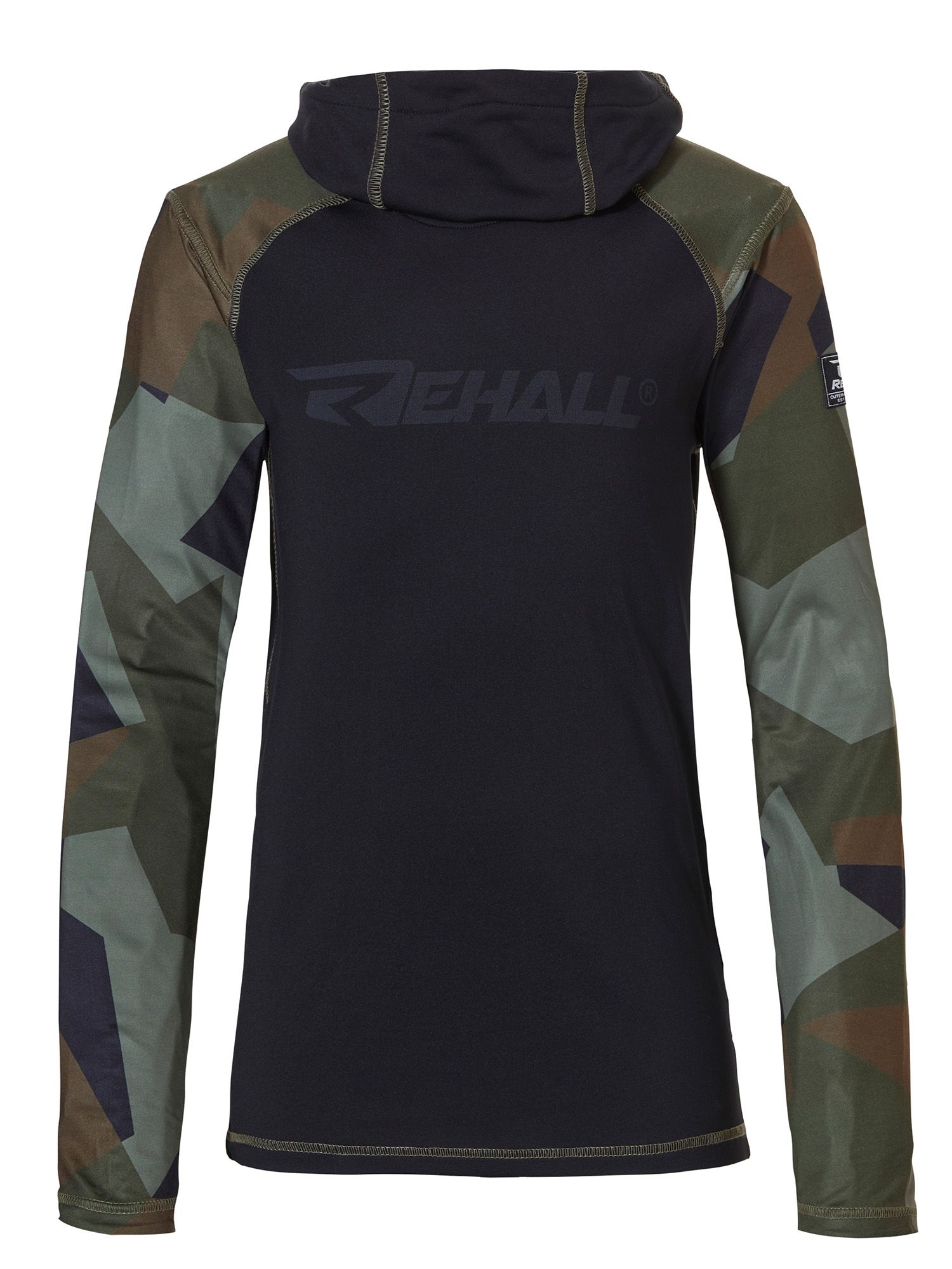 Rehall, Hoffa-R-Jr. thermal shirt kids Camo Olive black, green