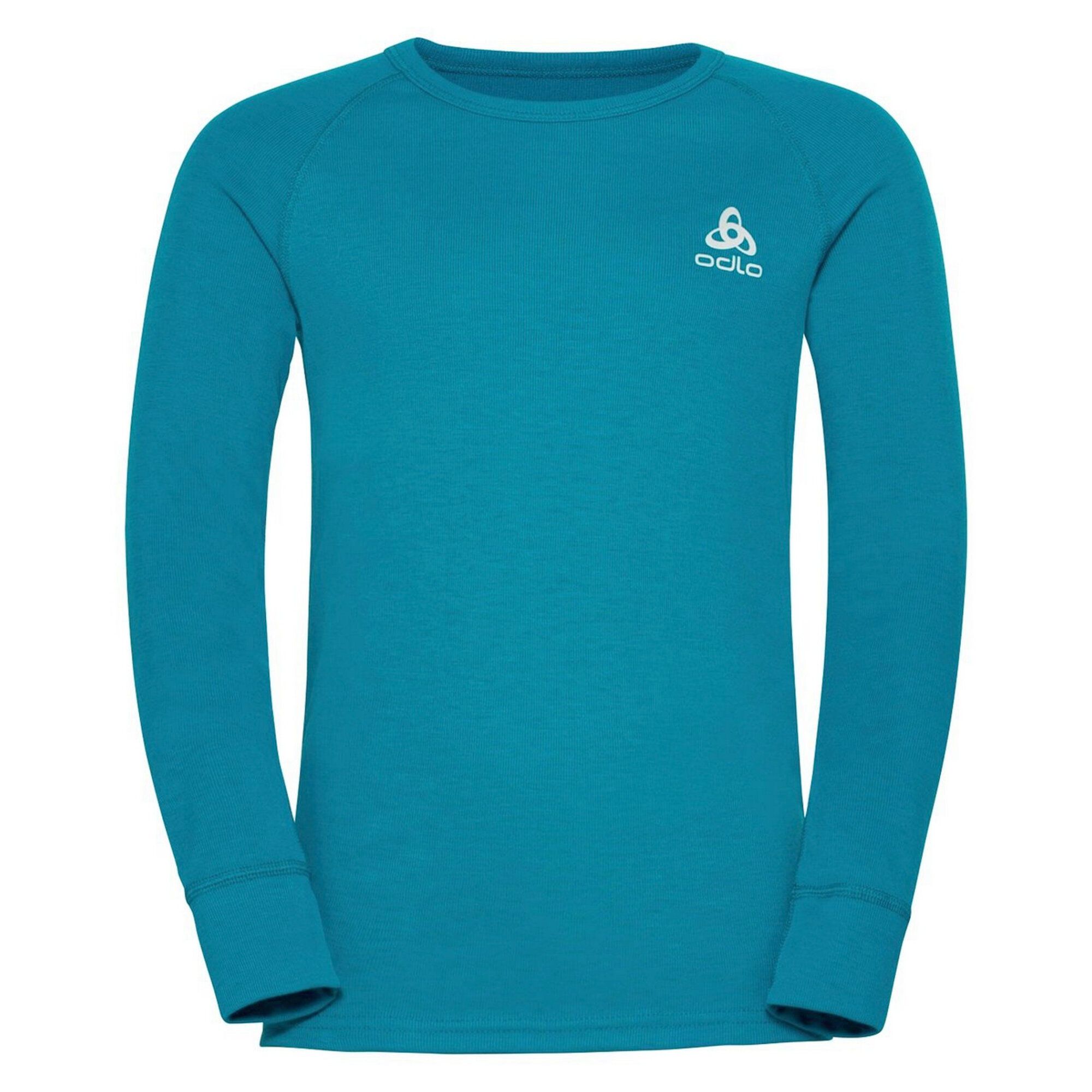 blue thermal shirt