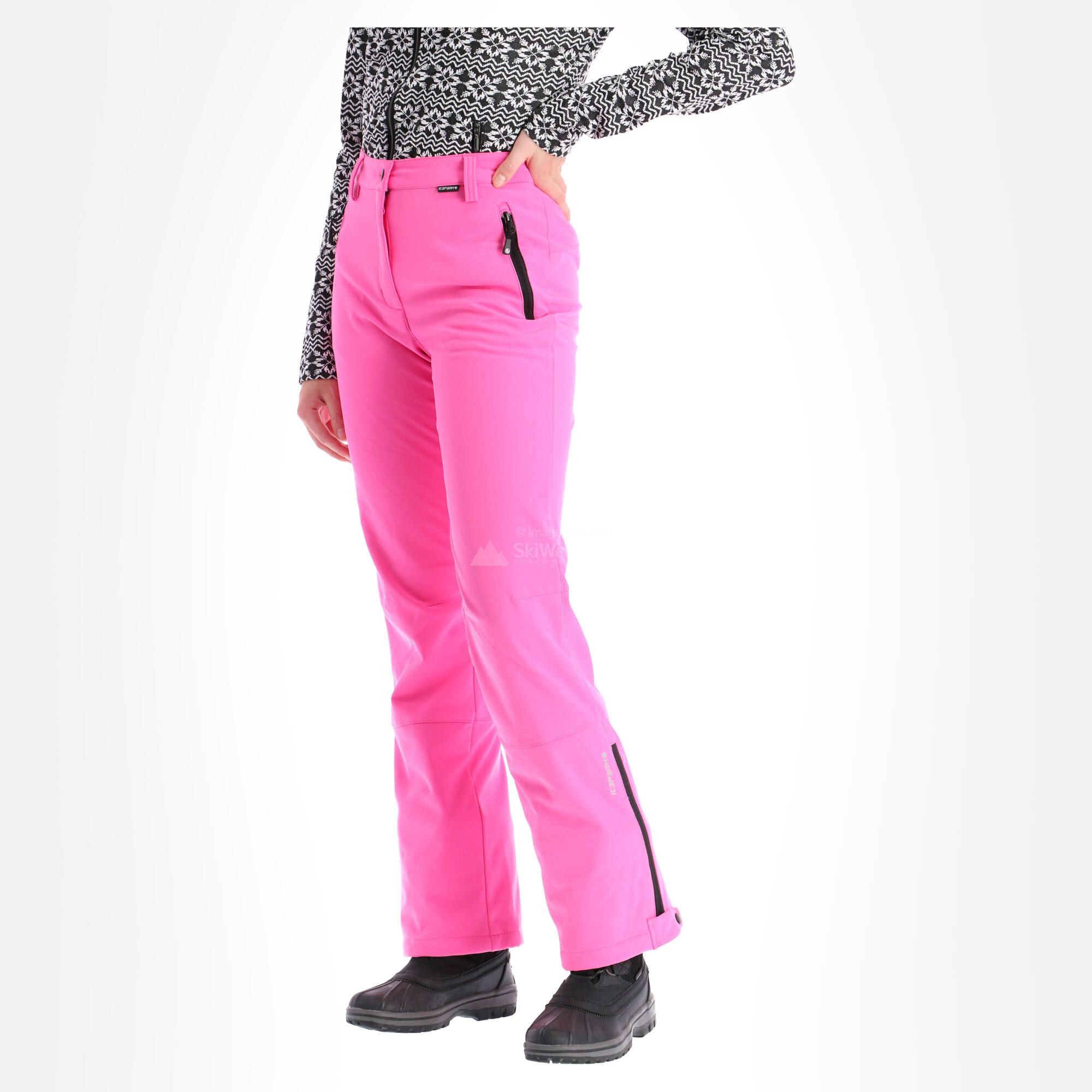 womens hot pink snow pants