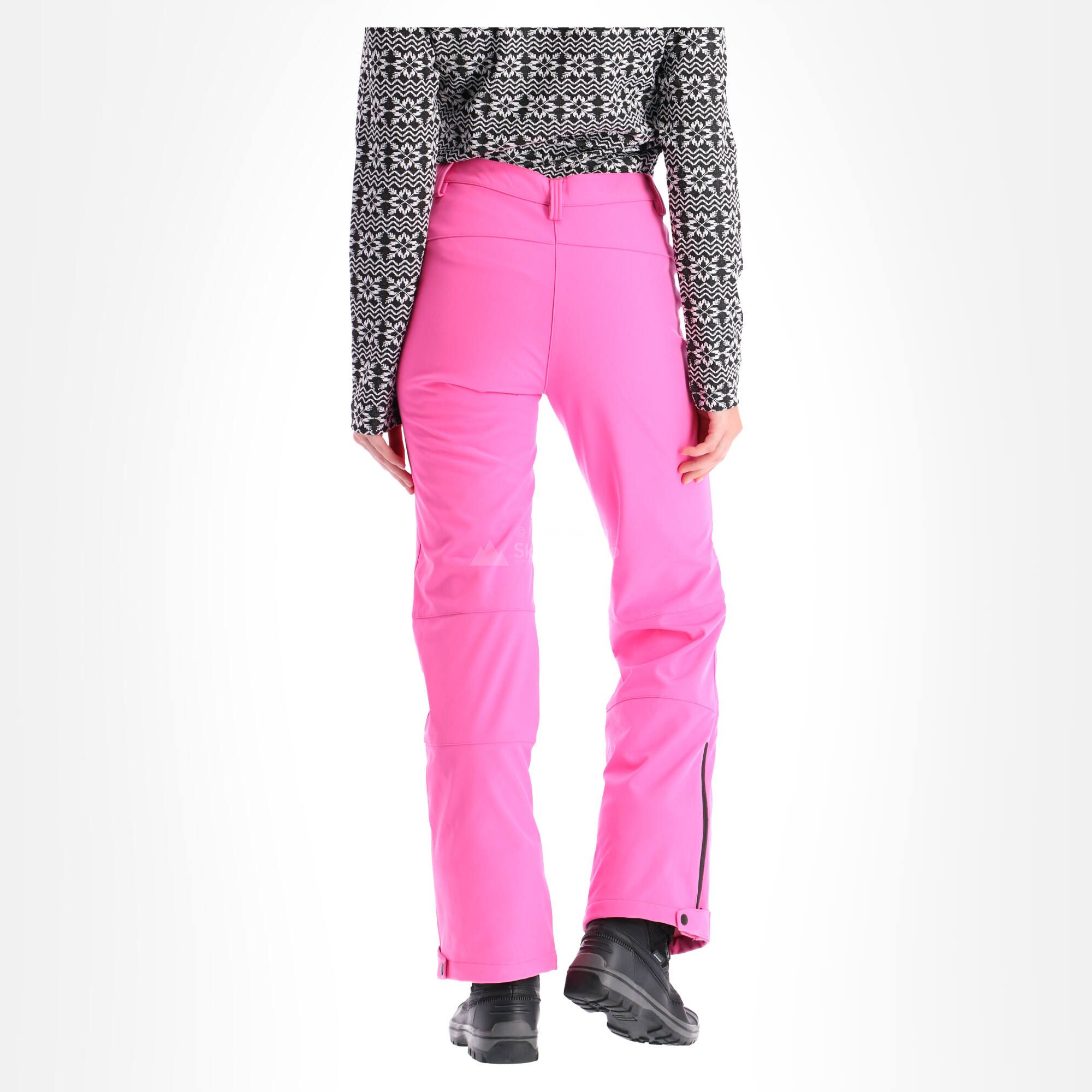 light pink ski pants