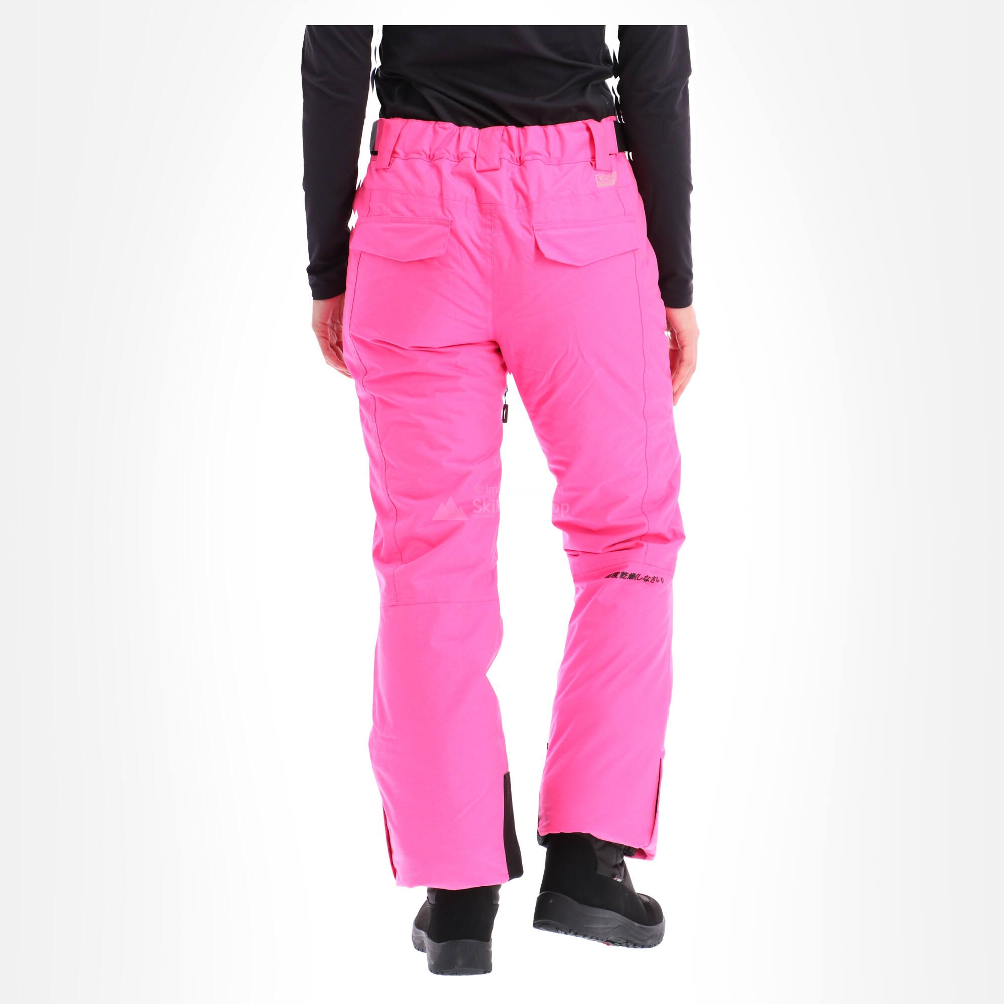 light pink ski pants